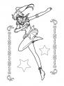 dibujo Sailor Moon baila