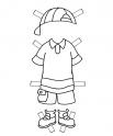 dibujo Caillou 02 Ropa Verano